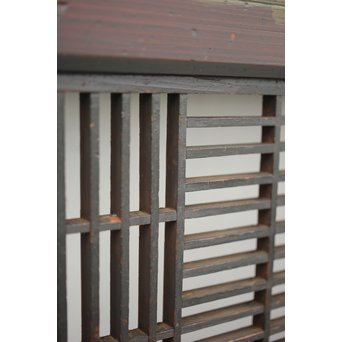 変わり障子枠の田舎風帯戸M 2枚1組　B998YD 