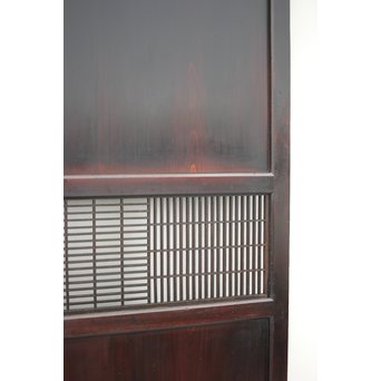 変わり障子枠の田舎風帯戸M 2枚1組　B998YD 