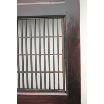 変わり障子枠の田舎風帯戸M 2枚1組　B998YD 