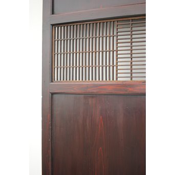 変わり障子枠の田舎風帯戸M 2枚1組　B998YD 