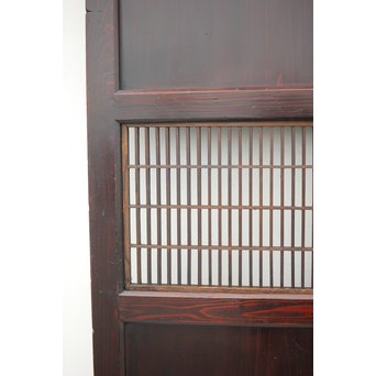 変わり障子枠の田舎風帯戸M 2枚1組　B998YD 