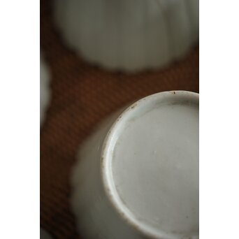 古伊万里白磁 菊型向付 10客1組　P204 