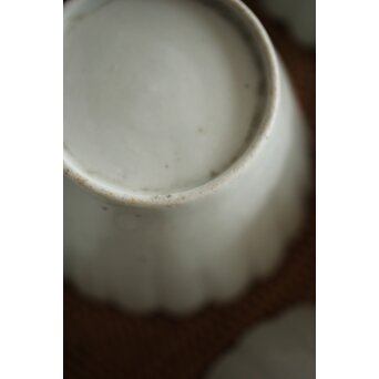 古伊万里白磁 菊型向付 10客1組　P204 