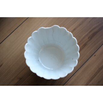 古伊万里白磁 菊型向付 10客1組　P204 