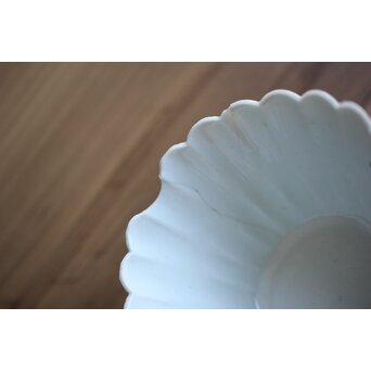 古伊万里白磁 菊型向付 10客1組　P204 