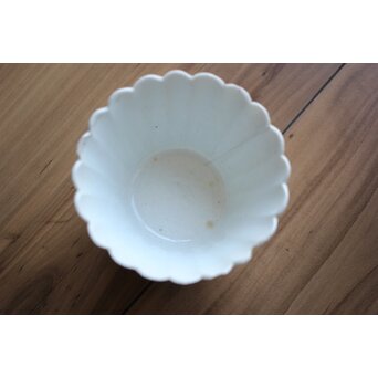 古伊万里白磁 菊型向付 10客1組　P204 