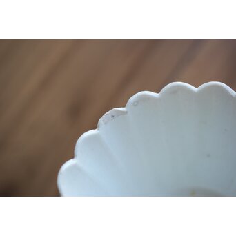 古伊万里白磁 菊型向付 10客1組　P204 