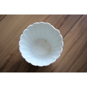 古伊万里白磁 菊型向付 10客1組　P204 
