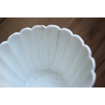 古伊万里白磁 菊型向付 10客1組　P204 