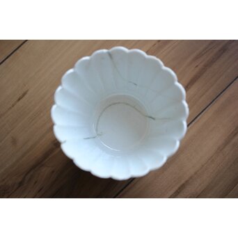 古伊万里白磁 菊型向付 10客1組　P204 