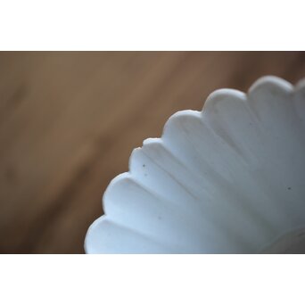 古伊万里白磁 菊型向付 10客1組　P204 