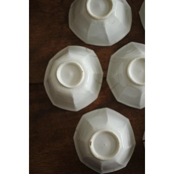 古九谷白磁 八角面取向付 7客　P205 