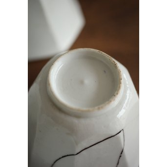 古九谷白磁 八角面取向付 7客　P205 