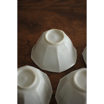 古九谷白磁 八角面取向付 7客　P205 