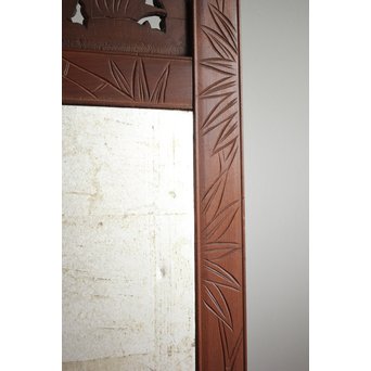 日光彫と明治刺繍の衝立　X260Y 