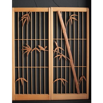 竹雀 書院 4枚1組　R0051 