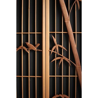 竹雀 書院 4枚1組　R0051 