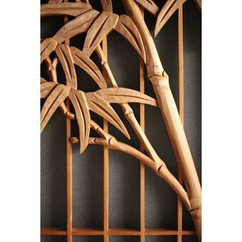 竹虎書院欄間 5枚1組　R0053Y 