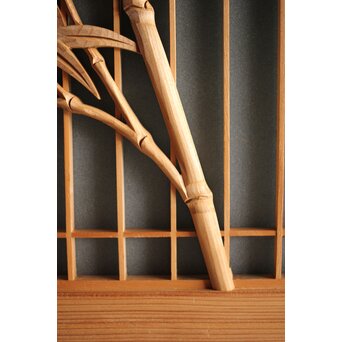 竹虎書院欄間 5枚1組　R0053Y 