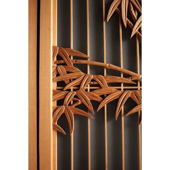 竹虎書院欄間 5枚1組　R0053Y 