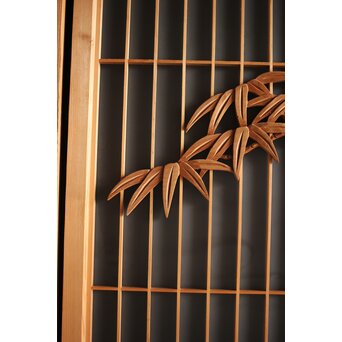 竹虎書院欄間 5枚1組　R0053Y 