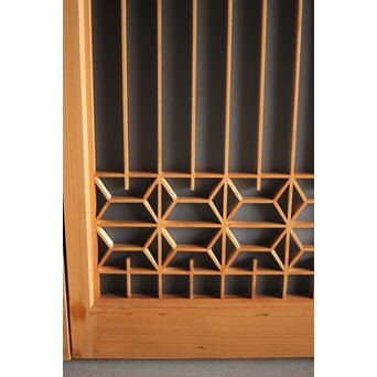 竹虎書院欄間 5枚1組　R0053Y 