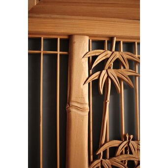 竹虎書院欄間 5枚1組　R0053Y 