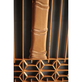 竹虎書院欄間 5枚1組　R0053Y 