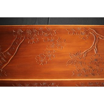 枠無 浮彫欄間 2枚1組　R0054 