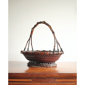 竹一斎 竹籠　U232