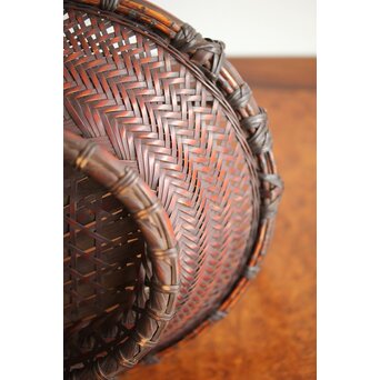 竹一斎 竹籠　U232 