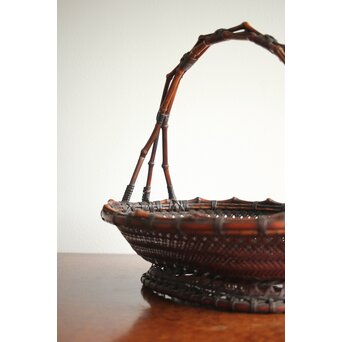 竹一斎 竹籠　U232 