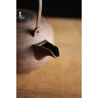 糸目 日ノ丸型 小型鉄瓶/湯沸　M238 