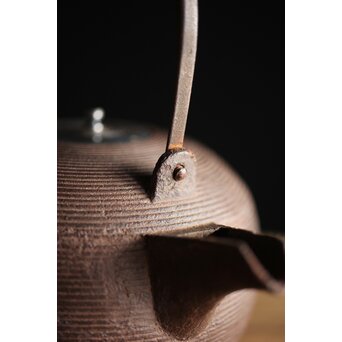 糸目 日ノ丸型 小型鉄瓶/湯沸　M238 