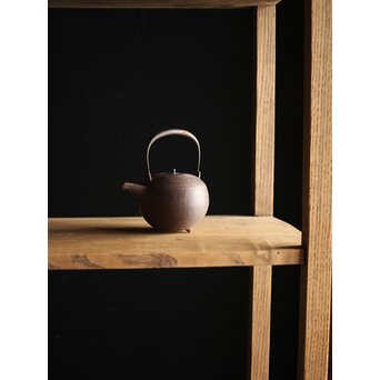 糸目 日ノ丸型 小型鉄瓶/湯沸　M238 