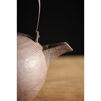 糸目 日ノ丸型 小型鉄瓶/湯沸　M238 