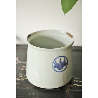 古伊万里 末広型水指/花瓶　P207 