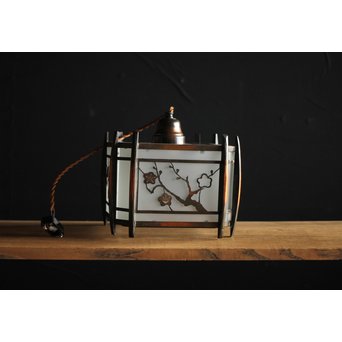 梅装飾 四方型電笠　A2021