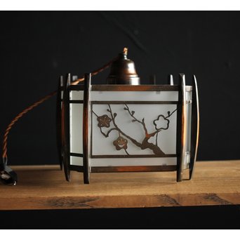 梅装飾 四方型電笠　A2021 