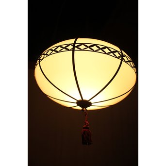 七宝紋 オーバル電笠照明　A2022 