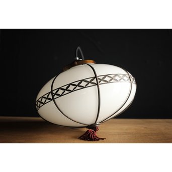 七宝紋 オーバル電笠照明　A2022 