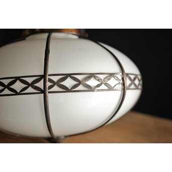 七宝紋 オーバル電笠照明　A2022 