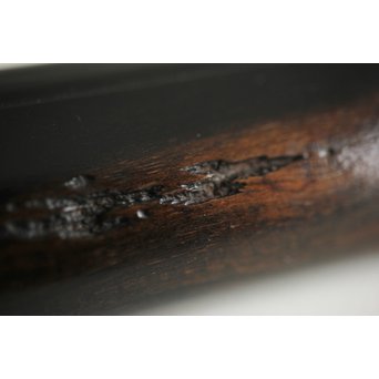 笹と虫 象嵌莨差し 喫煙具　X261 