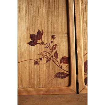 漆絵の小引戸　X262 