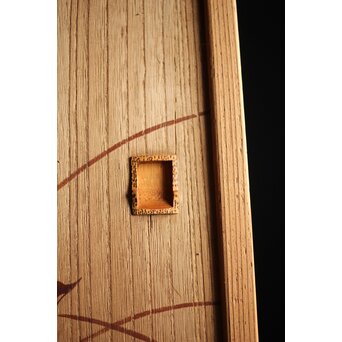 漆絵の小引戸　X262 