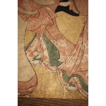 菊川英山 浮世絵木版画3枚　Z235 