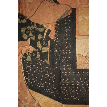 菊川英山 浮世絵木版画3枚　Z235 