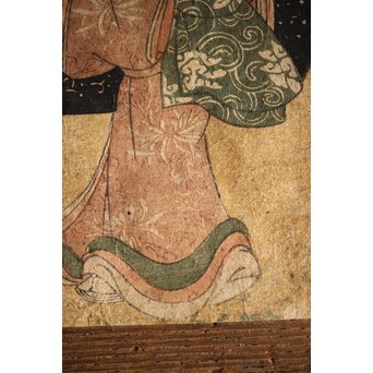 菊川英山 浮世絵木版画3枚　Z235 