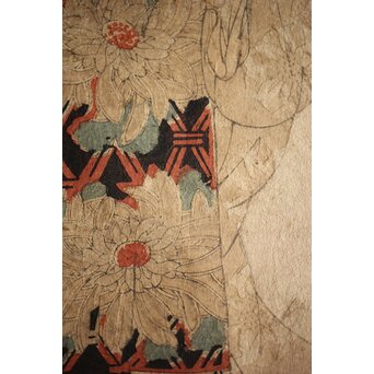 菊川英山 浮世絵木版画3枚　Z235 