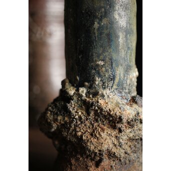 サンカローク窯 宋胡禄 窯道具 サヤ 花器　P210 